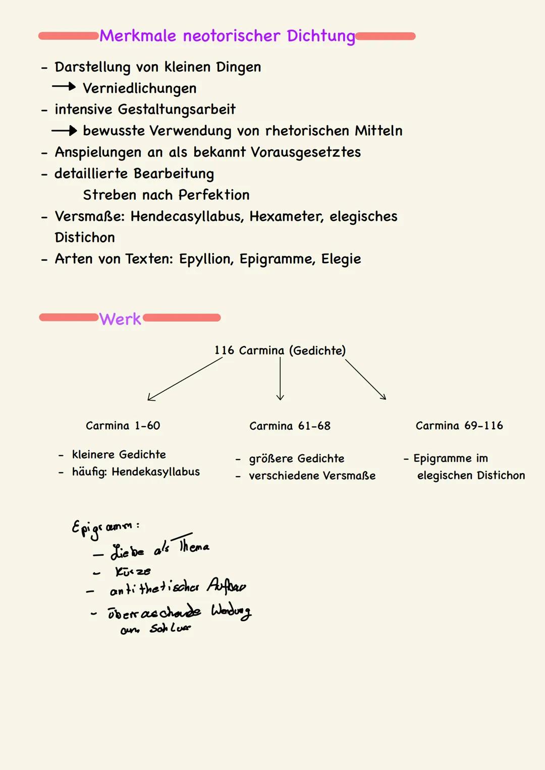 Gaius Valerius Catullus

Leben und Liebe

- 84 v.Chr. (Verona) - vermutlich 54.v.Chr.
- stammt aus einer angesehnen Familie aus dem Ritterst