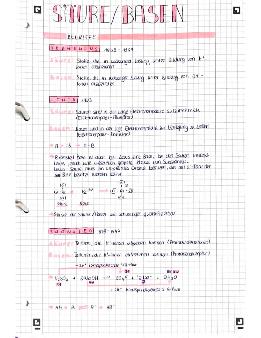 Einfach erklärt: Brönsted-Säure und -Base Beispiele sowie Ampholyte