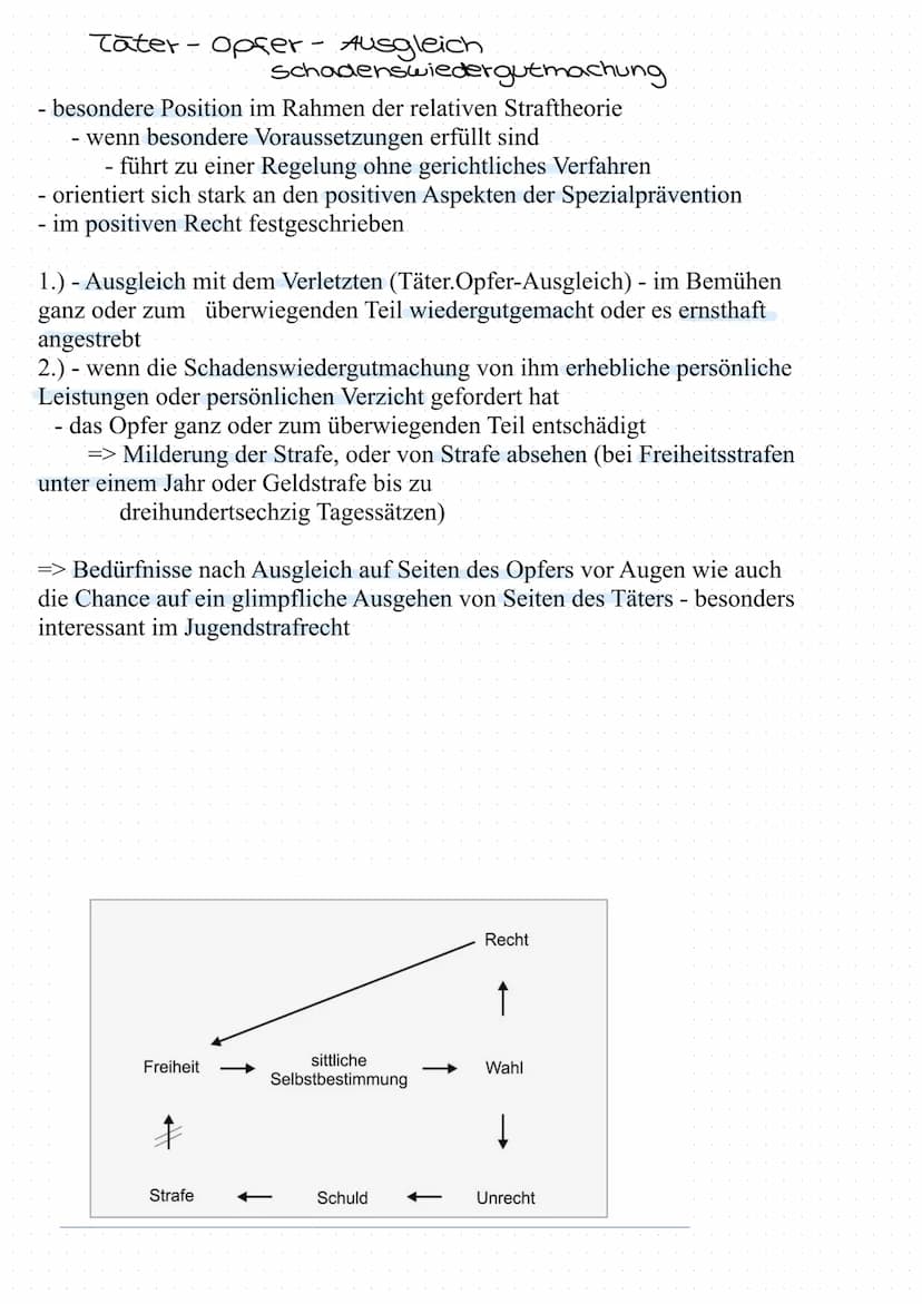 Absolute Straftheorie
- deutsche Rechtsphilosophie: Vergeltungstheorie geht auf Kant und Georg Wilhelm Friedrich zurück
- muss keinen gesell