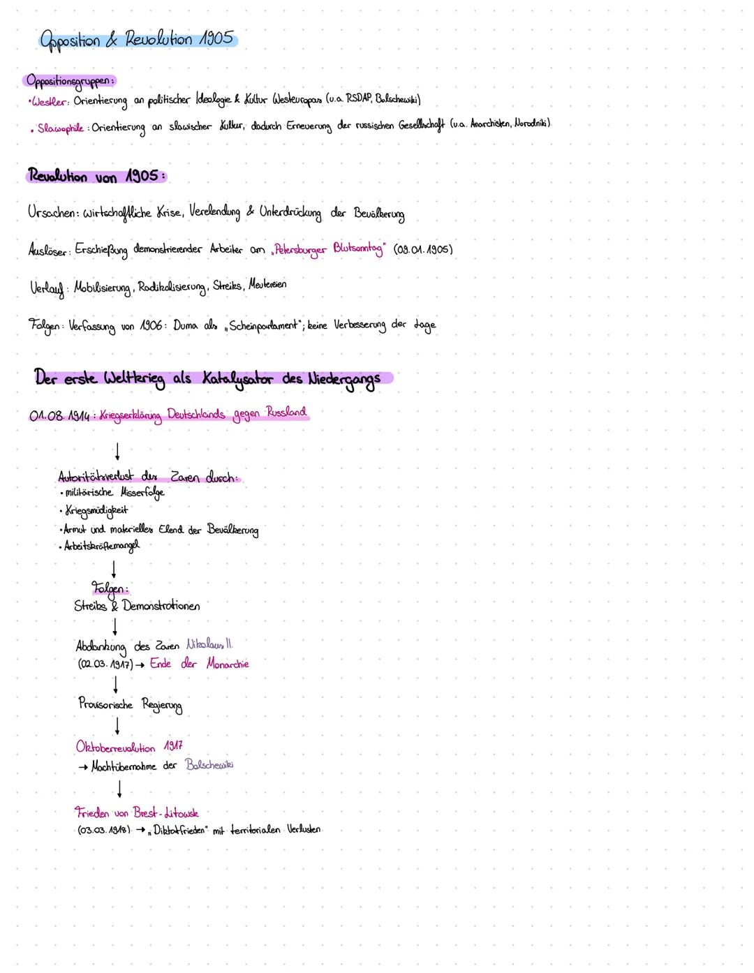 Lernzettel- Russland ab 1900
historische Quellen:
Überresle
= Überbleibsel aus der Vergangenheit, die
unbeabsichtigt überliefert wurde, z. B