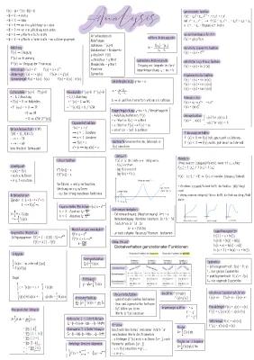 Know Analysis - Mathe Lk Abizusammenfassung 2022  thumbnail