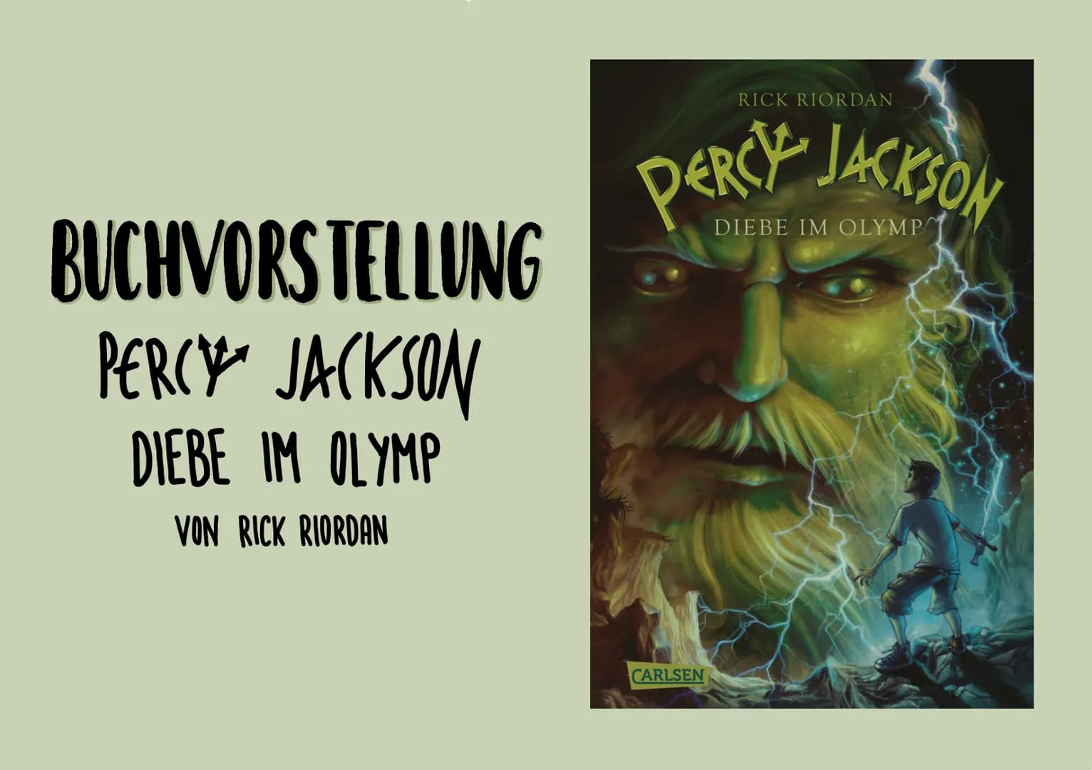 BUCHVORSTELLUNG
PERCY JACKSON
DIEBE IM OLYMP
VON RICK RIORDAN
RICK RIORDAN
PERCY JACKSON
CARLSEN
DIEBE IM OLYMPT Gliederung
LO
1. Erscheinun