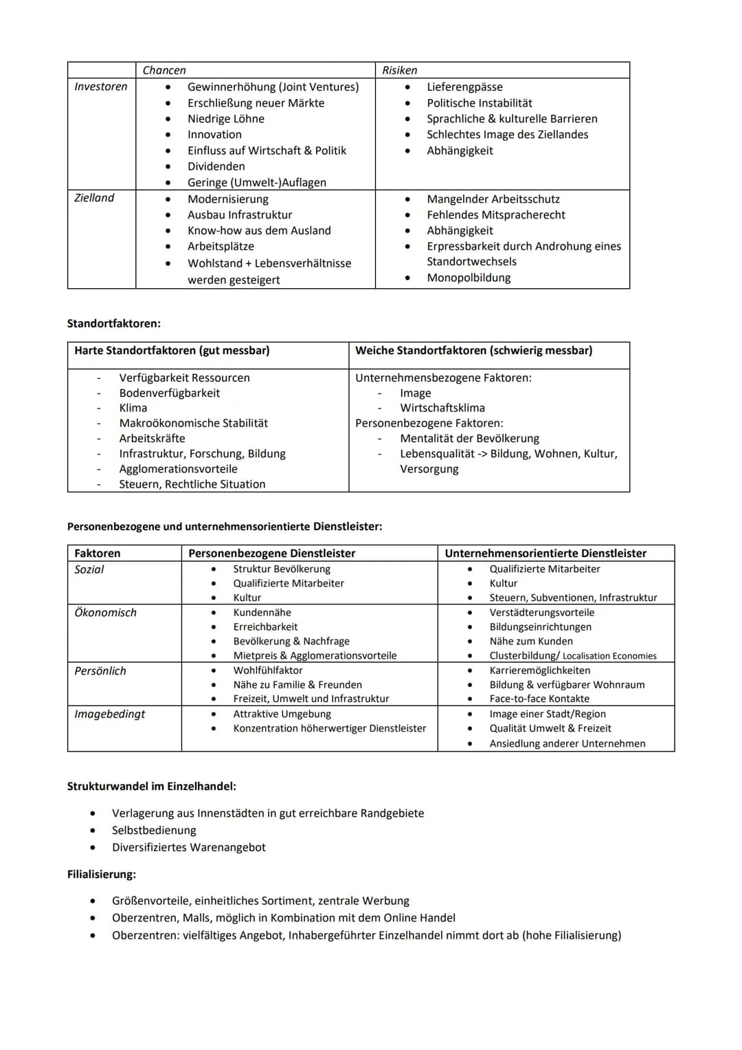 Industrie und Dienstleistungen:
Primärer Sektor: Land- und Forstwirtschaft, Fischerei, Bergbau -> informelle Wirtschaft
Sekundärer Sektor: V