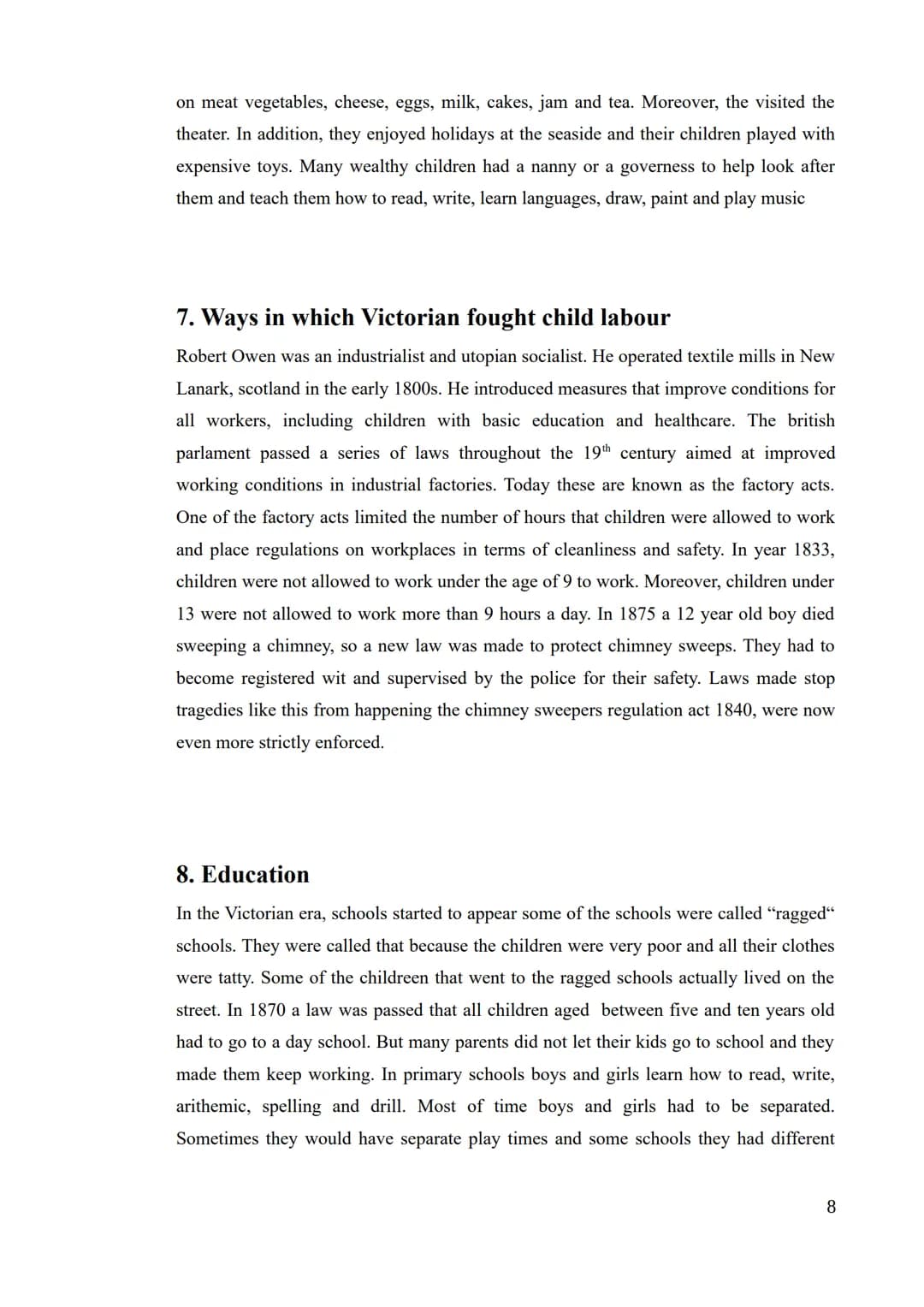 Fasia Jansen Gesamtschule
Kurs: Leistungskurs Englisch
Fachlehrer:.
Facharbeit
Child labour in the Victorian age
"Why was Victorian childhoo
