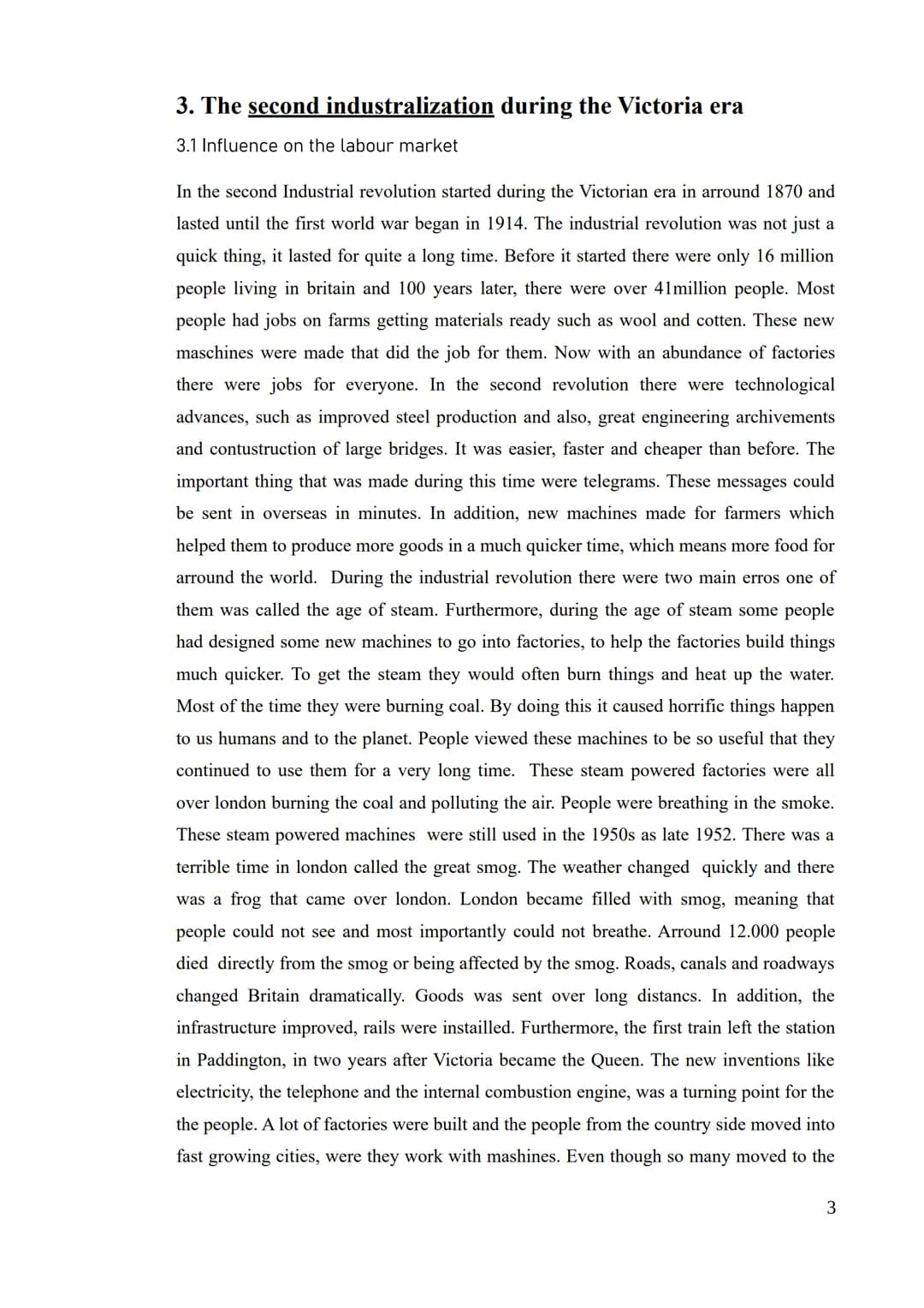 Fasia Jansen Gesamtschule
Kurs: Leistungskurs Englisch
Fachlehrer:.
Facharbeit
Child labour in the Victorian age
"Why was Victorian childhoo