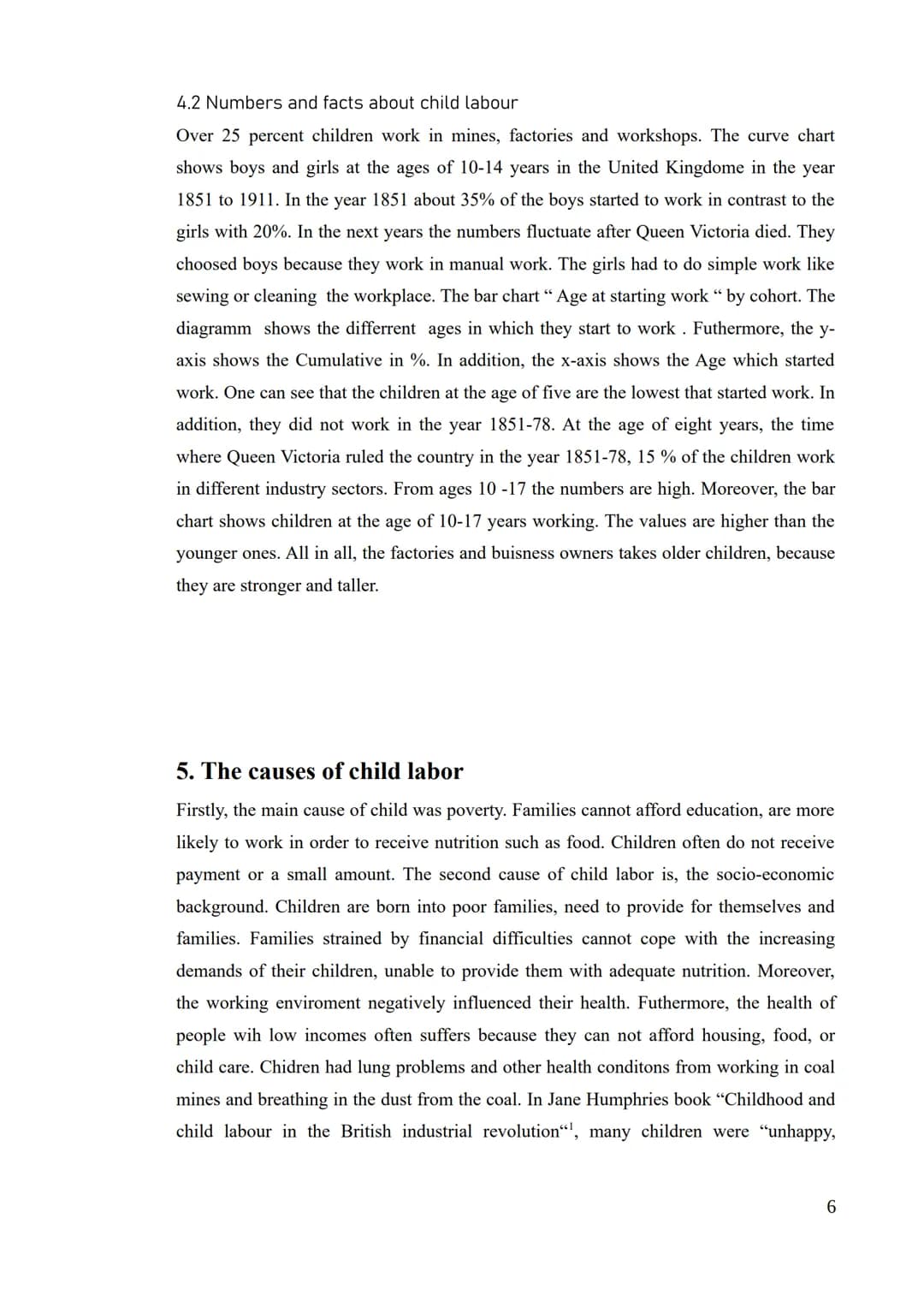 Fasia Jansen Gesamtschule
Kurs: Leistungskurs Englisch
Fachlehrer:.
Facharbeit
Child labour in the Victorian age
"Why was Victorian childhoo