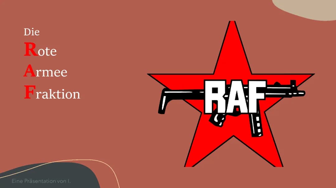 Die RAF: Entstehung, Flucht und das Logo erklärt