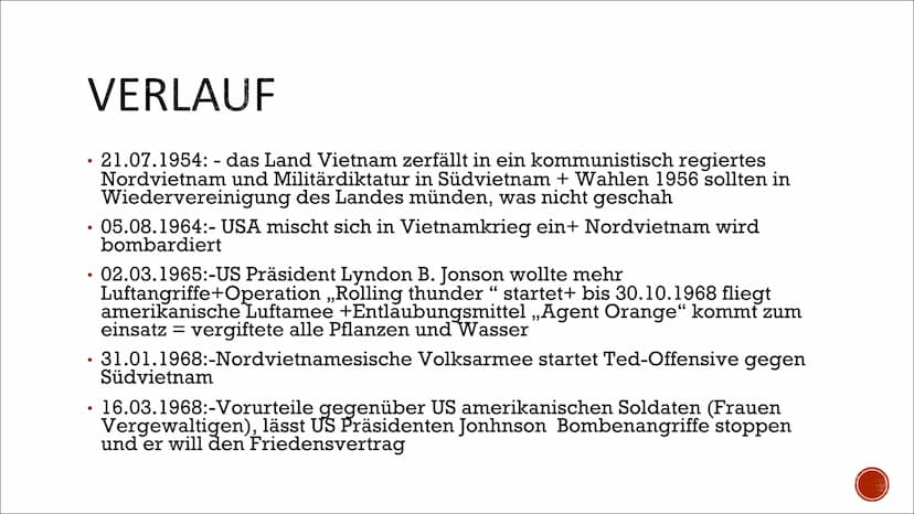 DER
VIETNAMKRIEG
1965-1975 GLIEDERUNG
■
I Ursache
Anlass
I Verlauf
Folgen des Krieges
Quellen
I
I
Grund-Infos
I GRUNDINFOS
▪ 01.11.1955-30.0