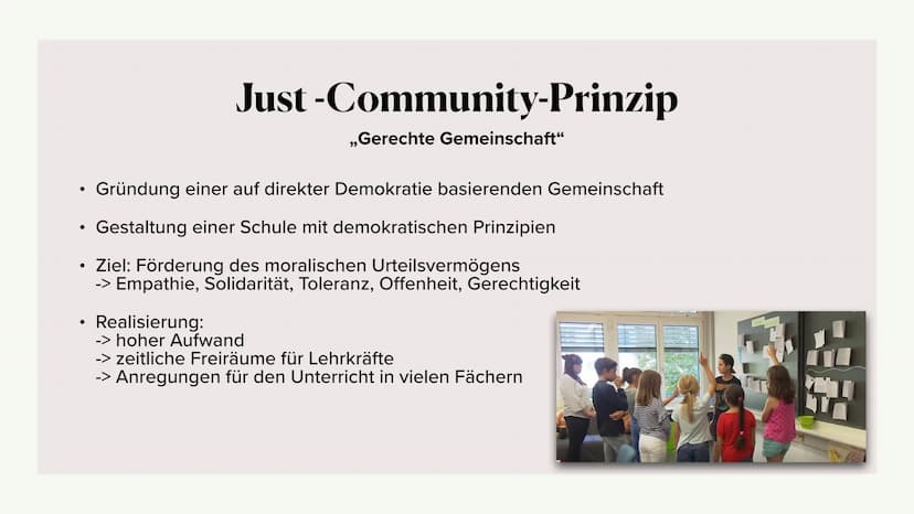 Moralentwicklung
L. Kohlberg
RIGHT Kurzbiografie Lawrence Kohlberg
Grundannahmen des Modells
Stufen der Moralentwicklung
Bedeutung von Dilem