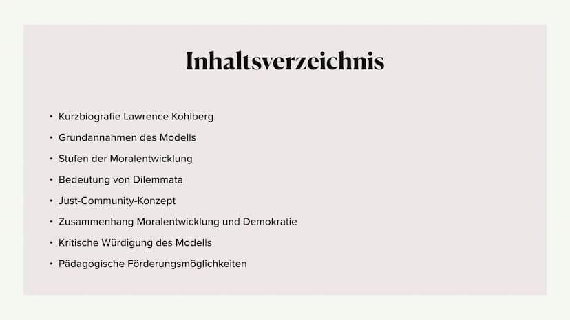 Moralentwicklung
L. Kohlberg
RIGHT Kurzbiografie Lawrence Kohlberg
Grundannahmen des Modells
Stufen der Moralentwicklung
Bedeutung von Dilem