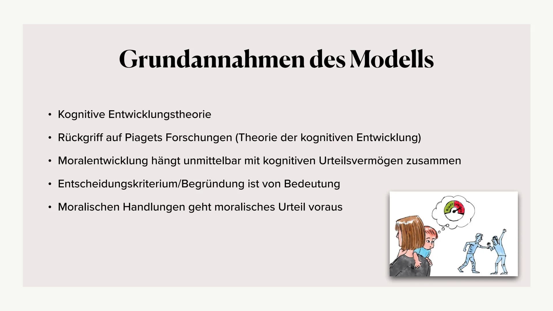 Moralentwicklung
L. Kohlberg
RIGHT Kurzbiografie Lawrence Kohlberg
Grundannahmen des Modells
Stufen der Moralentwicklung
Bedeutung von Dilem