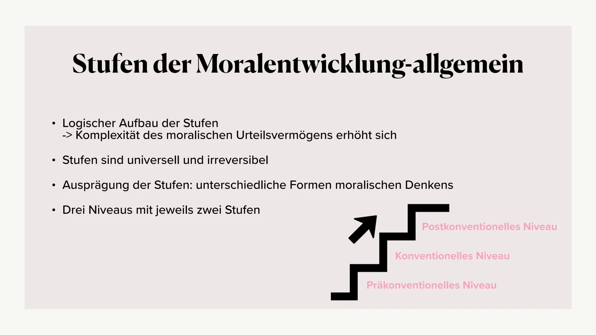 Moralentwicklung
L. Kohlberg
RIGHT Kurzbiografie Lawrence Kohlberg
Grundannahmen des Modells
Stufen der Moralentwicklung
Bedeutung von Dilem
