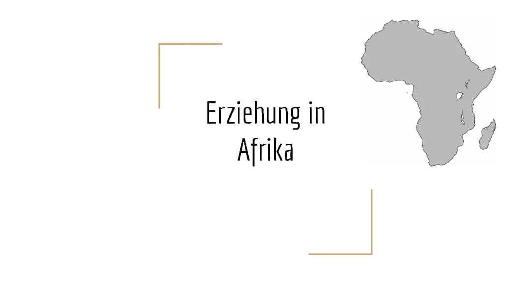 Erziehung in Afrika: Wie wachsen Kinder auf und wo wohnen sie?