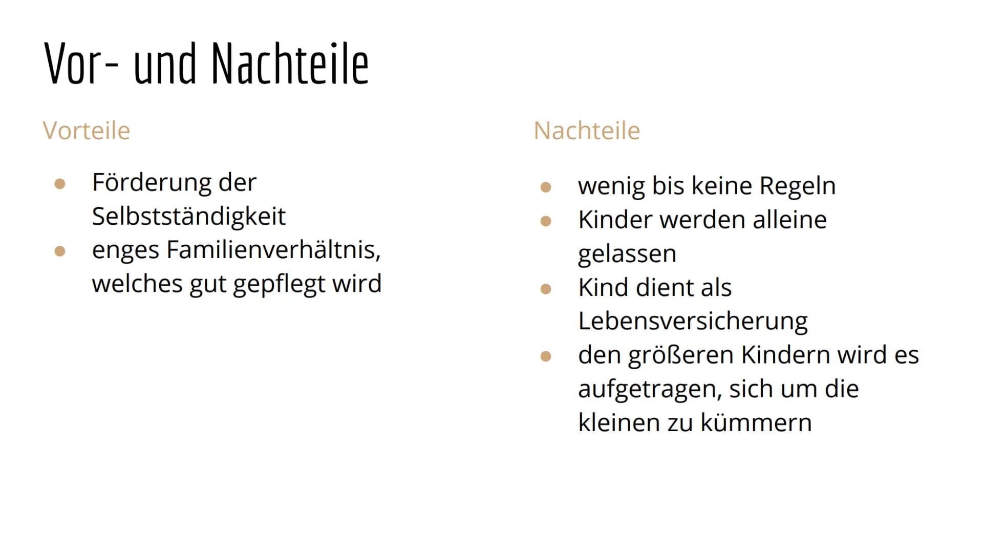 Erziehung in
Afrika ● Allgemeines
• Erziehung auf dem Land
Erziehung in der Großstadt
• Vor- und Nachteile
• Bildung
•
• Aktivierung
• Vergl