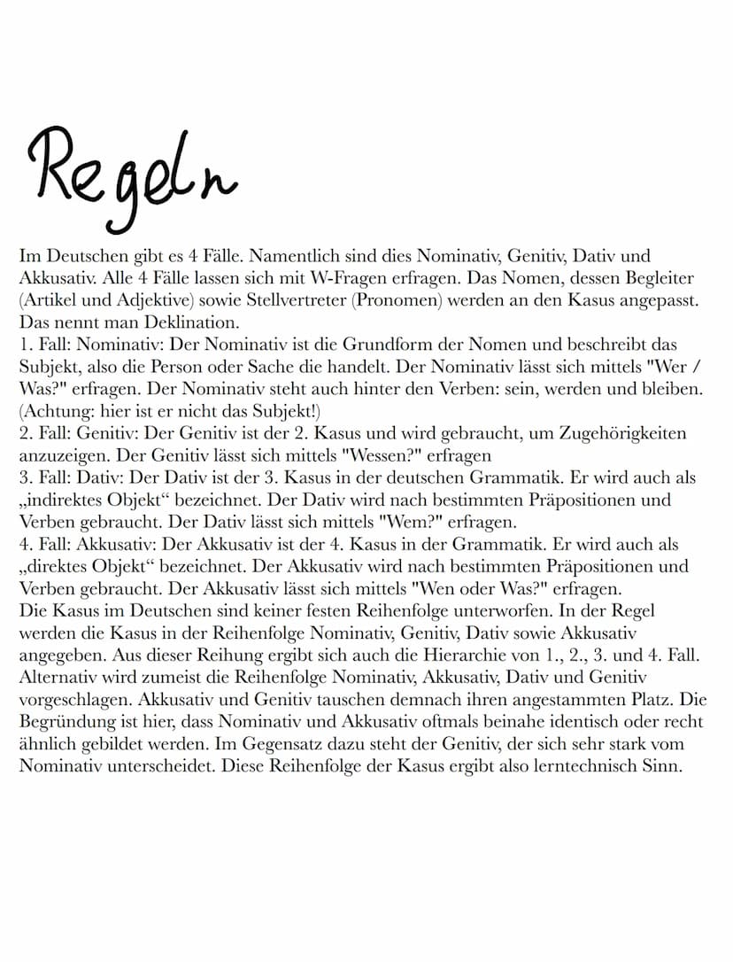 Die 4 Fälle
1. Fall: Nominativ
Der Pinguin steht aut der Eisscholle
Frage: Wer oder Was, steht aut der Eisschole?
Antwort. Der Pingwin
2. Fa
