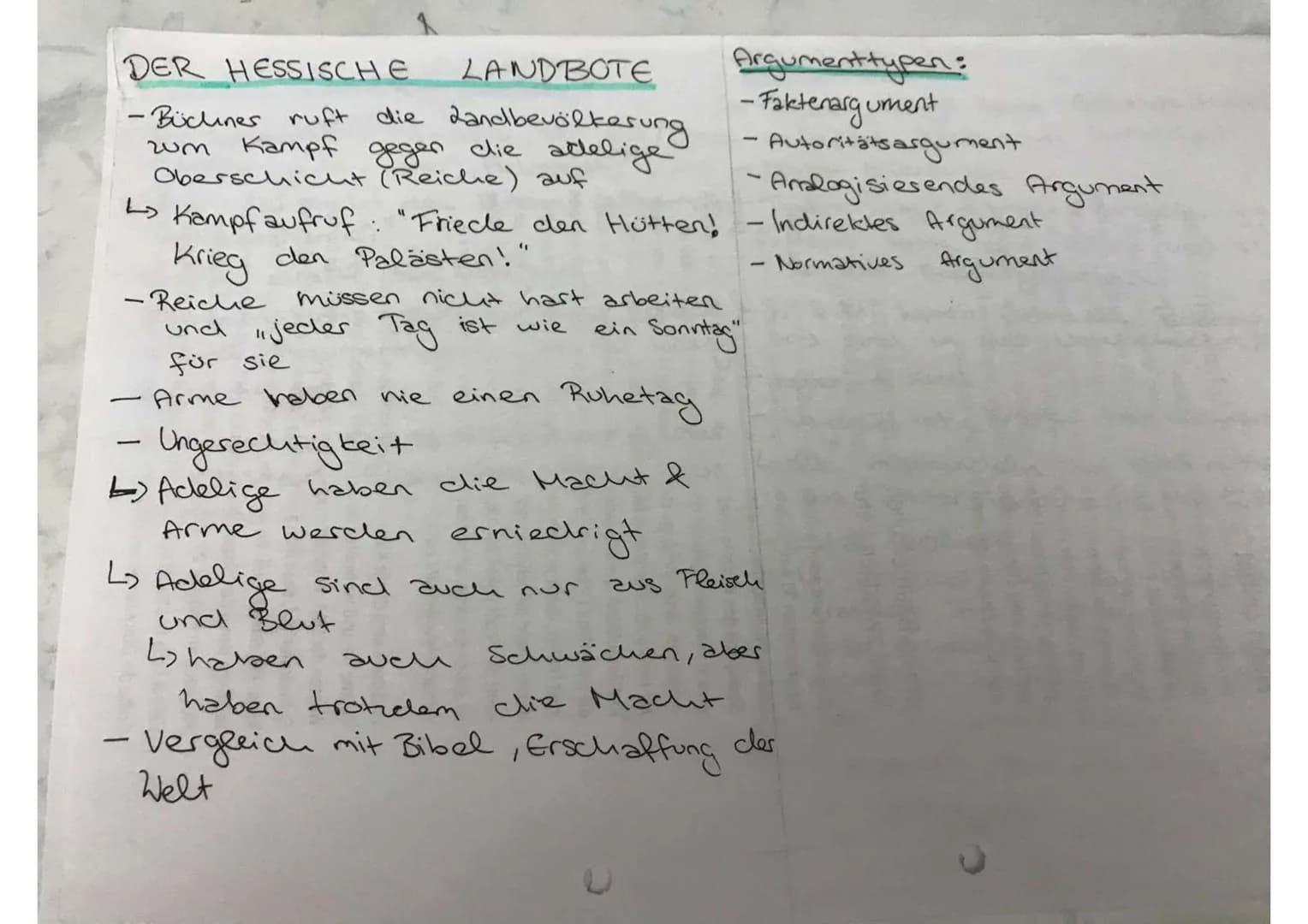 DER HESSISCHE LANDBOTE
-Büchner ruft die Landbevölkerung
Kampf дедел clie adelige
zum
Oberschicht (Reiche) auf
1
-Reiche
und jeder Tag ist w