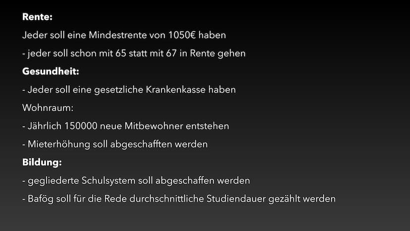 Die Linke
Von Carl, Florian, Laura & Elisa Inhaltsverzeichnis
1. Gründung, historischer Hintergrund
2. Leitbild, Ideologie, Übergeordnetes Z