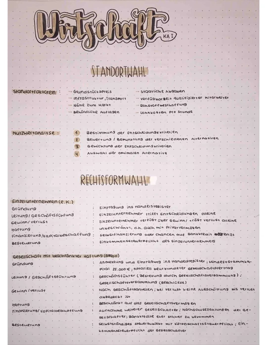  Marketing, Rechtsformen 