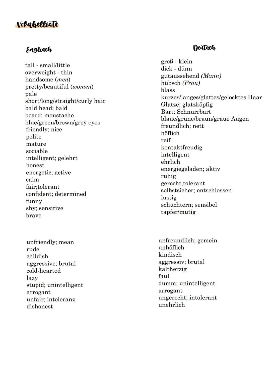 
<h2 id="einleitung">Einleitung</h2>
<p>Die Characterization ist eine Beschreibung und Analyse wichtiger Merkmale einer Person, einschließli