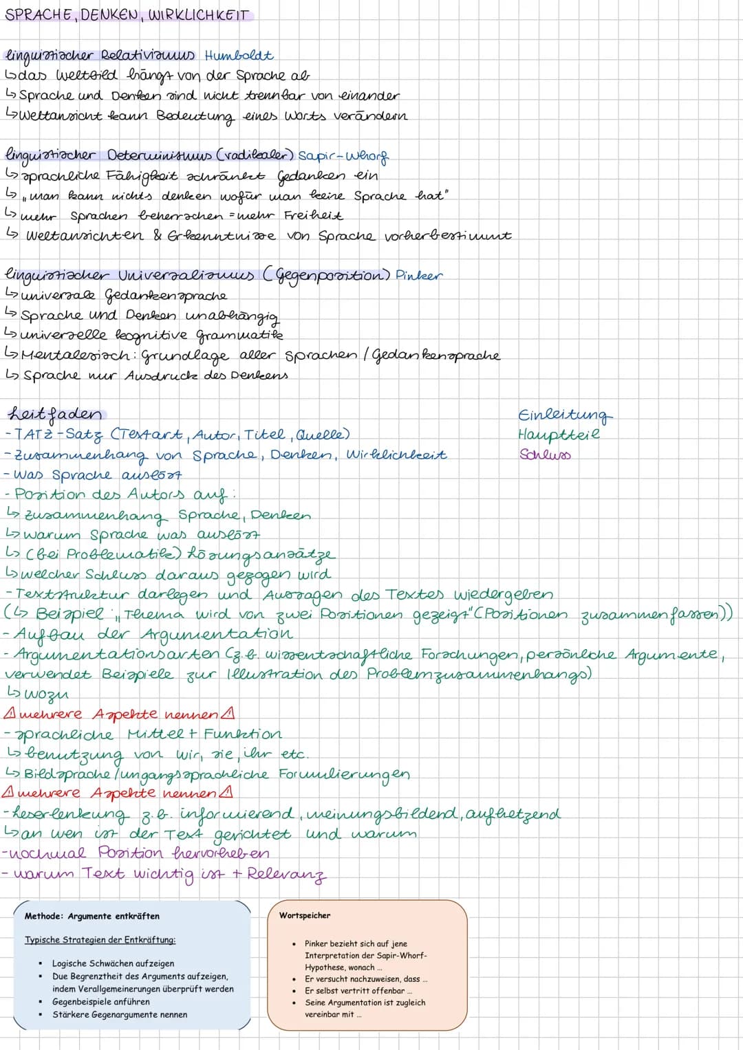2
Deutsch LK Q2.2.
Der Aufbau einer Redeanalyse¹:
I.
Einleitung:
Thema: Analyse einer Rede
Du gibst dem Leser die wichtigen Informationen: R