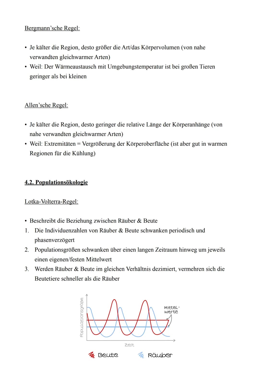 Biologie LK - Abitur 2022
Lernzettel
4. Ökologie
4.1. Abiotische & Biotische Faktoren
Abiotische Faktoren:
Biotische Faktoren:
●
Nicht beleb