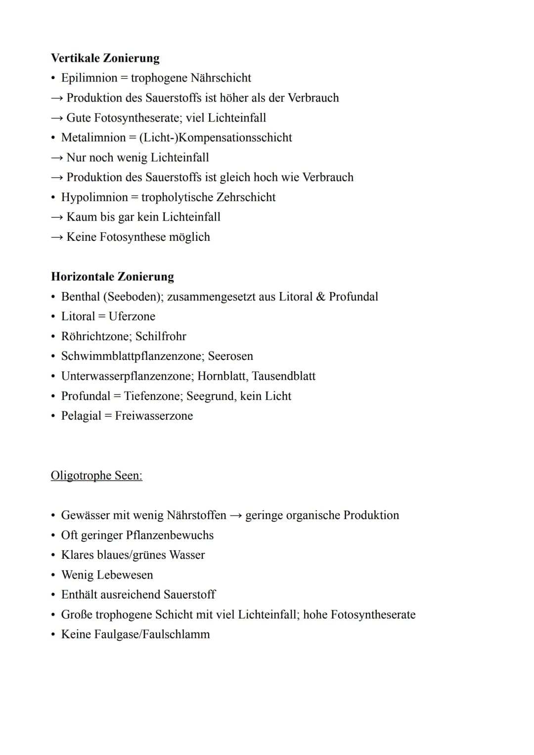 Biologie LK - Abitur 2022
Lernzettel
4. Ökologie
4.1. Abiotische & Biotische Faktoren
Abiotische Faktoren:
Biotische Faktoren:
●
Nicht beleb