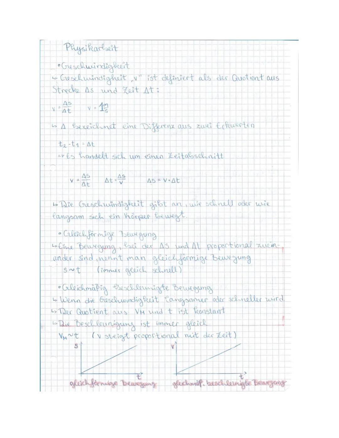 Spaß mit Physik: Geschwindigkeit Aufgaben und Lösungen für Klasse 6-8