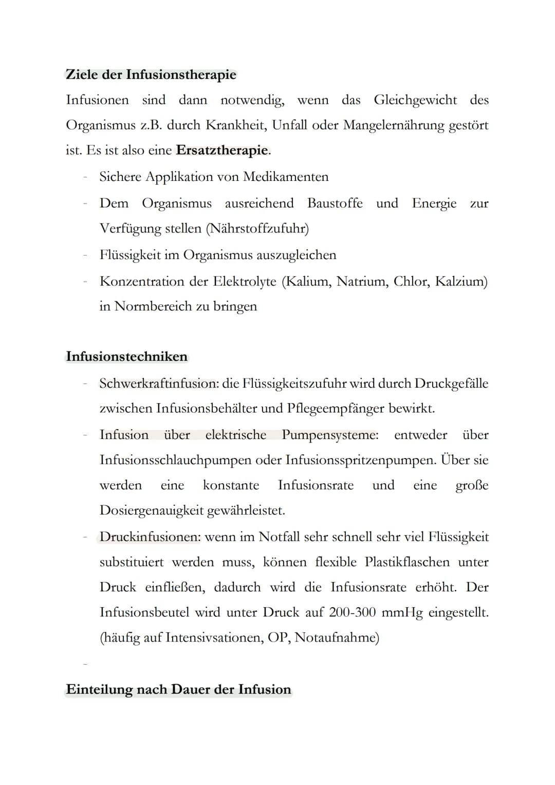fil
Quelle
iCare Pflege
Thiemie
Infusionen
Definition: Die bei einer Infusion verabreichte Flüssigkeitsmenge fließt
kontrolliert, meist trop