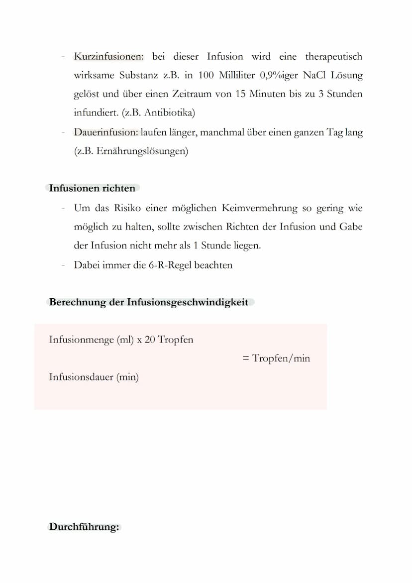 fil
Quelle
iCare Pflege
Thiemie
Infusionen
Definition: Die bei einer Infusion verabreichte Flüssigkeitsmenge fließt
kontrolliert, meist trop