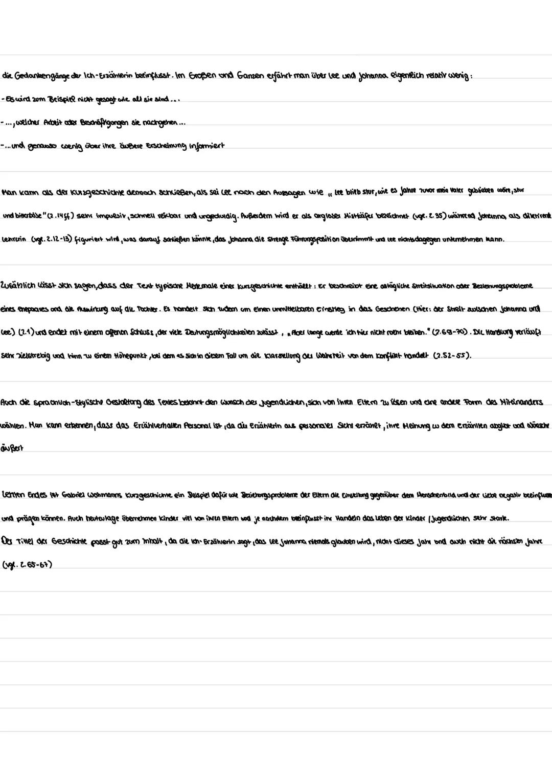 Interpretation Kurzgeschichte Do kriegst nichts geglowbt"
Die Kurzgeschichte „Du kriegst nichts geglaubt", welche im Jahr 2006 von Gabriel W