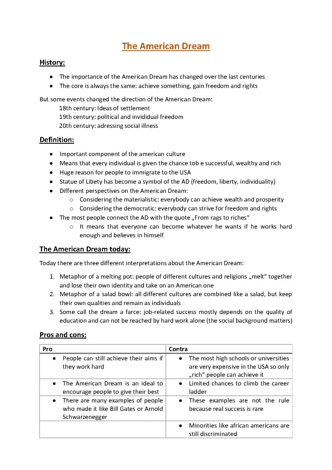 Understanding the American Dream: Summary, Examples, and Criticism