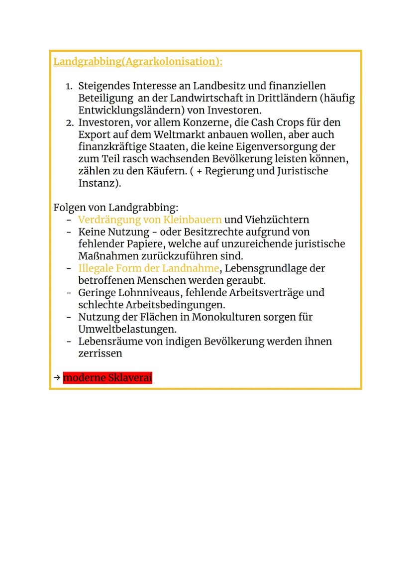 (Palmöl)Plantagen Wirtschaft:
Plantagen sind landwirtschaftliche Großbetriebe in den
Tropen und Subtropen
Cash crops
-
Landwirtschaft:
Monok