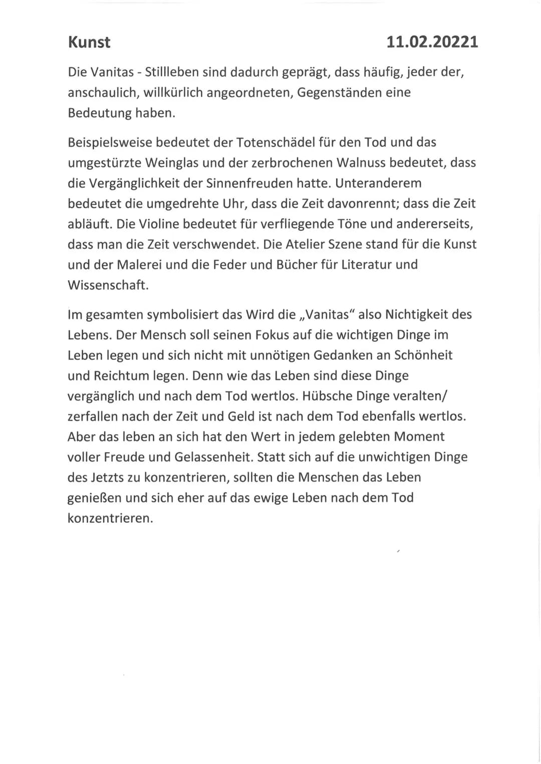 Kunst
11.02.20221
Das Gemälde ,,Vanitas- Stillleben (Stillleben mit Glaskugel) wurde im
Jahr 1625 von Pieter Claesz mit Ölfarben auf Eichenh