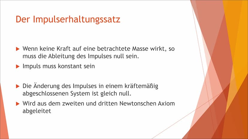 Der Impuls
இருதய
Von Lara Inhalt:
Was ist ein Impuls?
Was ist ein Einzel-/Teilimpuls
Die Impulsübertragung
▶ Der Impulserhaltungssatz
▶ 2.+3