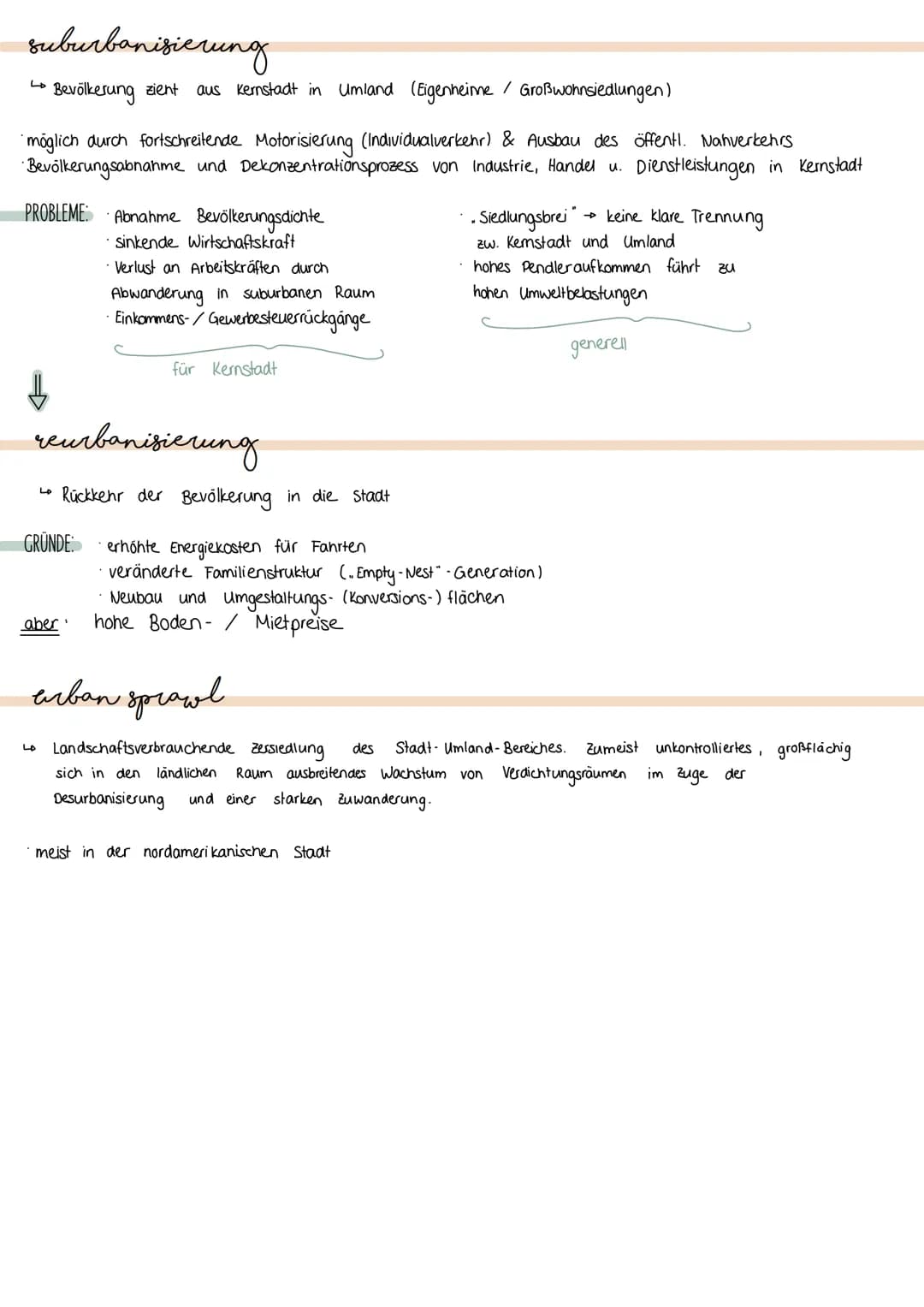 Stadtgeographie
Verstädterung weltweit
VERSTÄDTERUNG Zunahme der in Städten lebenden Bevölkerung (natürliches Wachstum der städtischen Bevöl