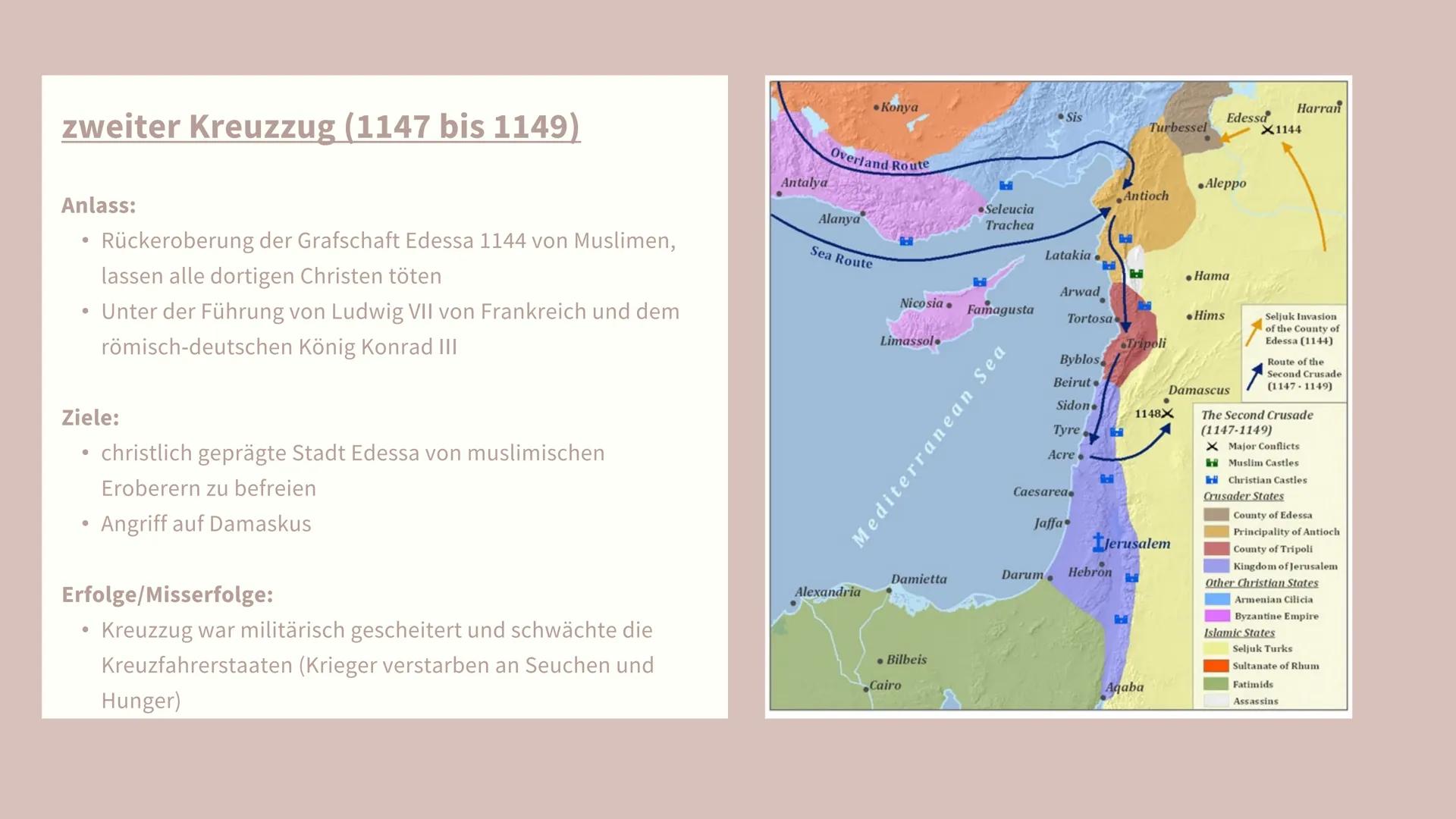 # Die Kreuzzüge

Präsentation von Esra Yilmaz, Sahsenem Koc Gliederung

• Definition - Was ist ein Kreuzzug?
• Ursachen & Anlässe der Kreuzz
