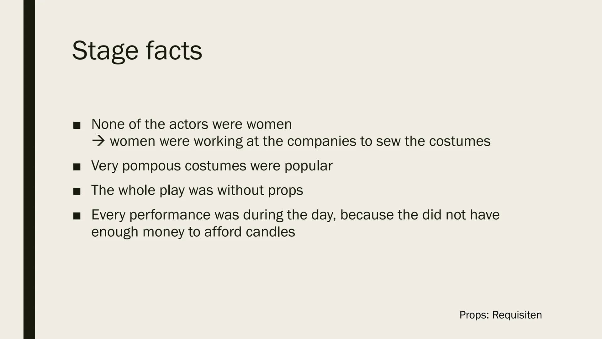 THEATRE
GLOBE
SHAKESPEA
THE GLOBE THEATRE Content
Basic information
Structure/Appearance
■
■ Video
■ History
■ Lord Chamberlain's Men
■ Stag