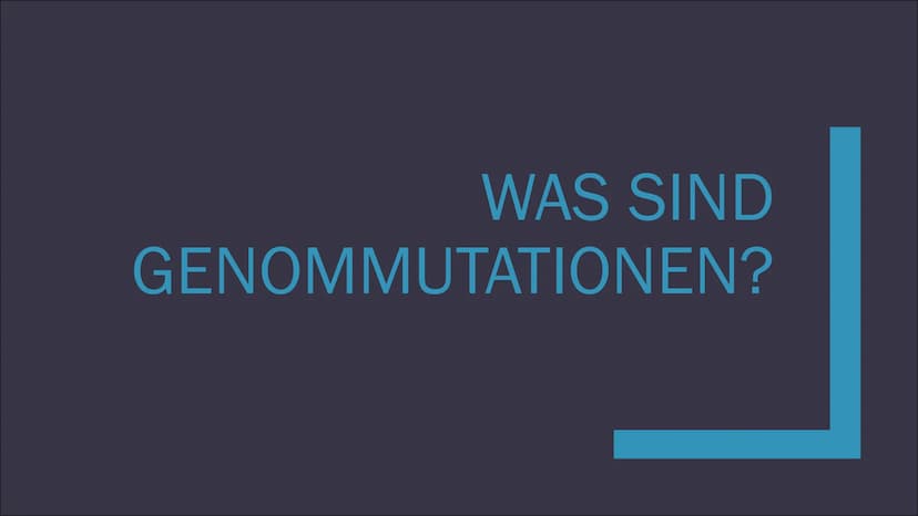 GENOMMUTATION
Am Beispiel von Trisomie Gliederung
Was sind Genommutationen?
Trisomie 21
Trisomie 13 & 18
Pränatale Diagnostik WAS SIND
GENOM