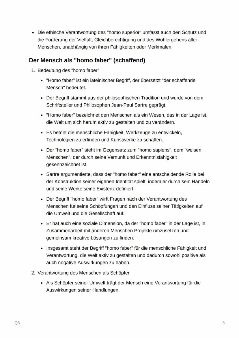 Q3
૨૩
Subjektivität und Verantwortung -
anthropologische Grundfragen
thematische Spiegelungen in pragmatischen Texten
(z.B. der Mensch als h