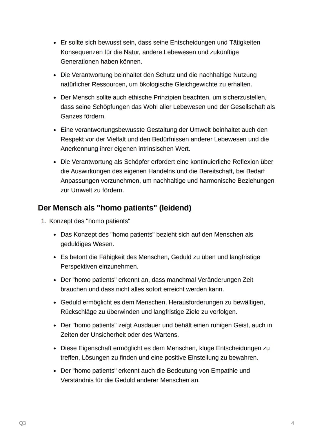 Q3
૨૩
Subjektivität und Verantwortung -
anthropologische Grundfragen
thematische Spiegelungen in pragmatischen Texten
(z.B. der Mensch als h