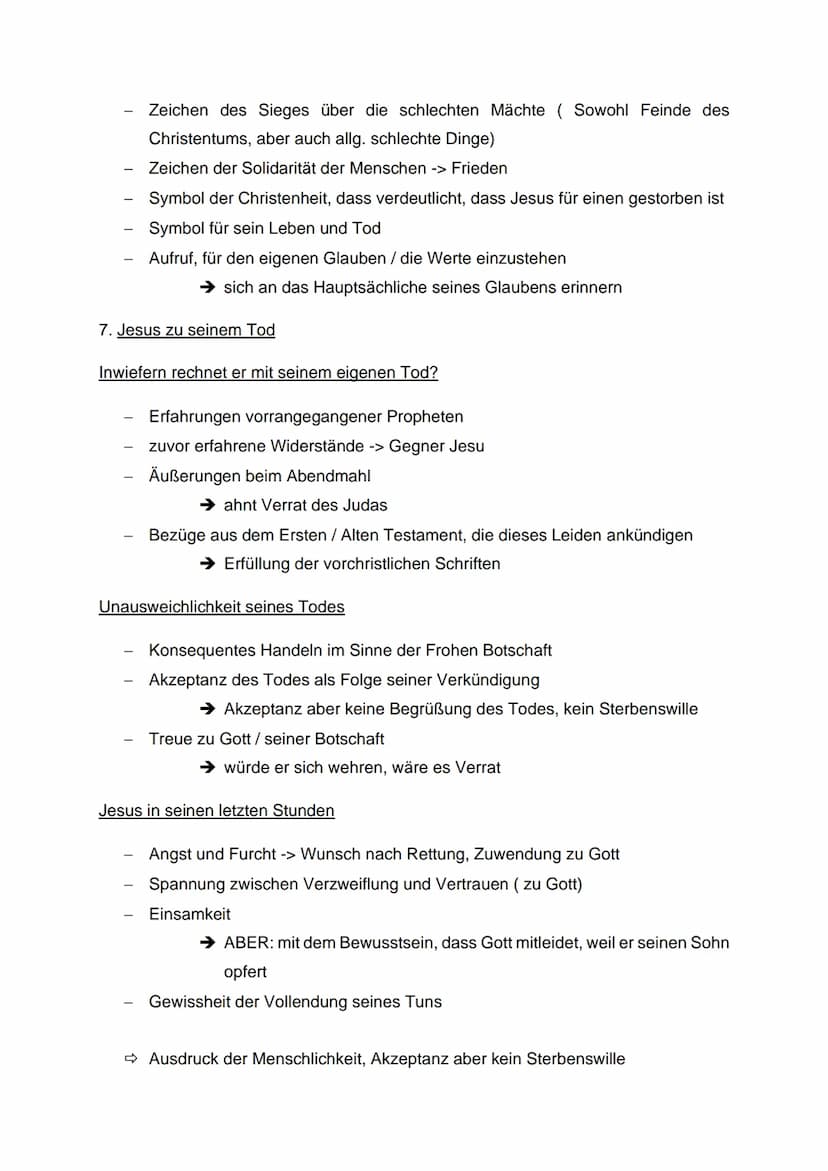 Themen:
Passion / Passionserzählungen Jesu
Auferstehungserzählungen
Widerstände gegen Jesu
Bedeutungen des Todes Jesu -> Kreuz, Rolle des Go