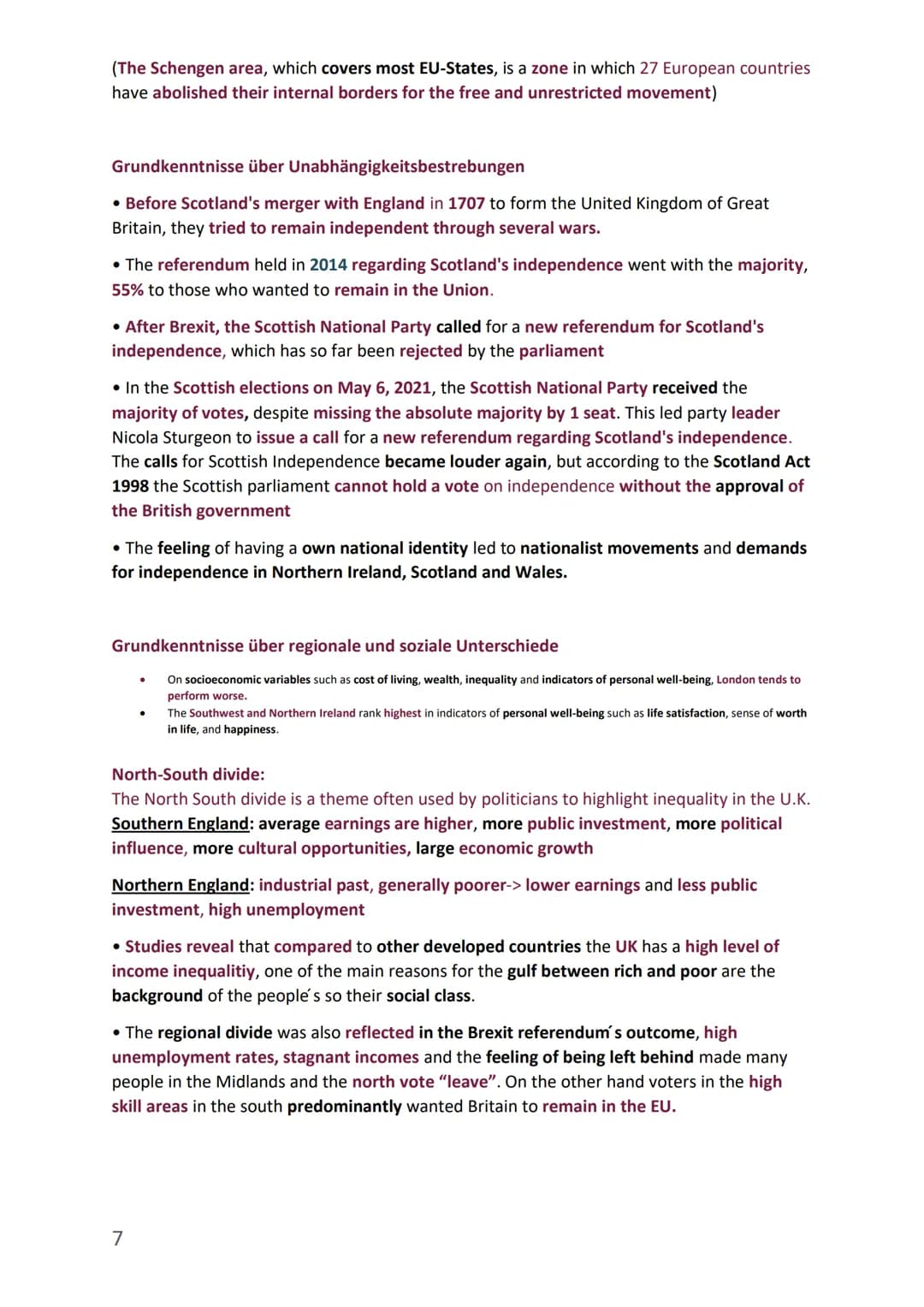 Abitur Schwerpunkt: The United Kingdom - diverse and
disunited? Michelin Boachie
Grundkenntnisse des politischen Systems
The United Kingdom 
