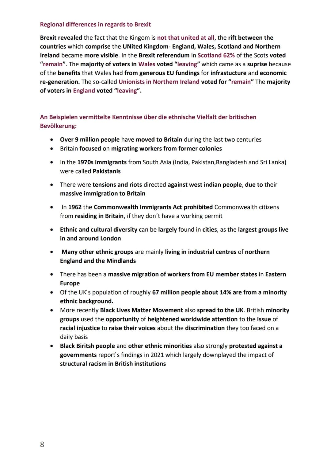Abitur Schwerpunkt: The United Kingdom - diverse and
disunited? Michelin Boachie
Grundkenntnisse des politischen Systems
The United Kingdom 