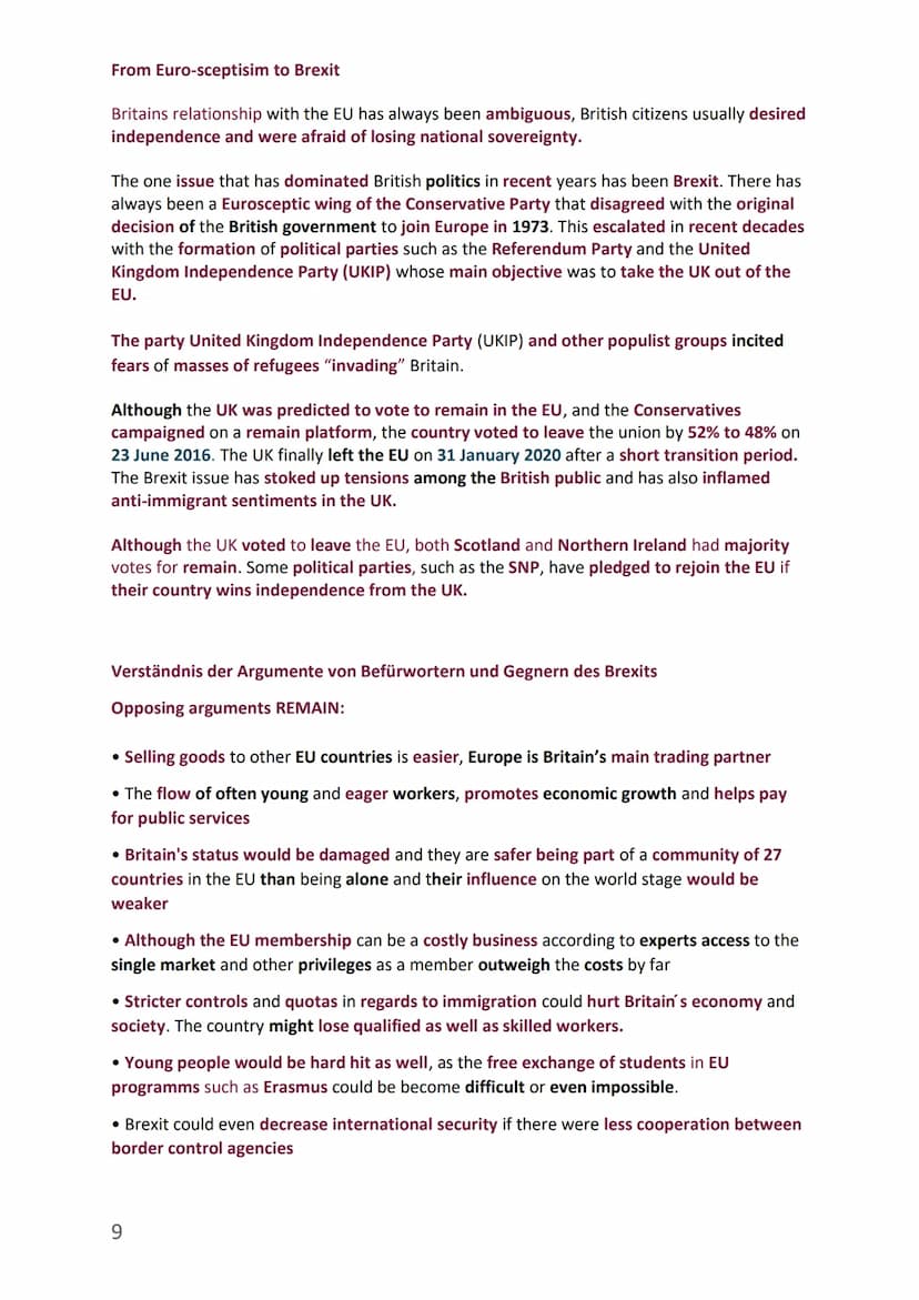 Abitur Schwerpunkt: The United Kingdom - diverse and
disunited? Michelin Boachie
Grundkenntnisse des politischen Systems
The United Kingdom 