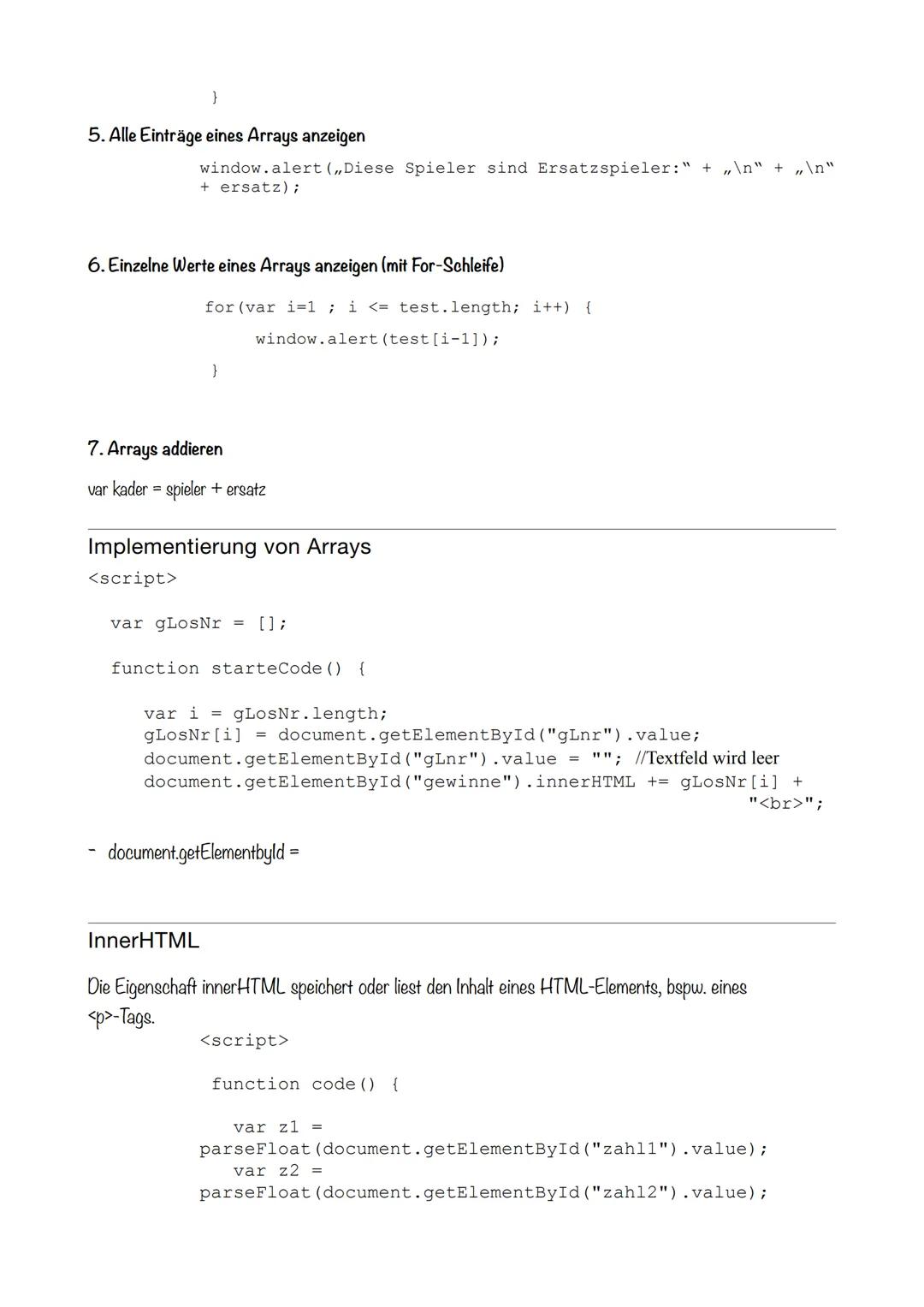 Informatik Lernzettel J2 Nr.1
Datenstrukturen
Eine Datenstruktur ist ein Objekt zur Speicherung und Organisation von Daten, die in einer bes
