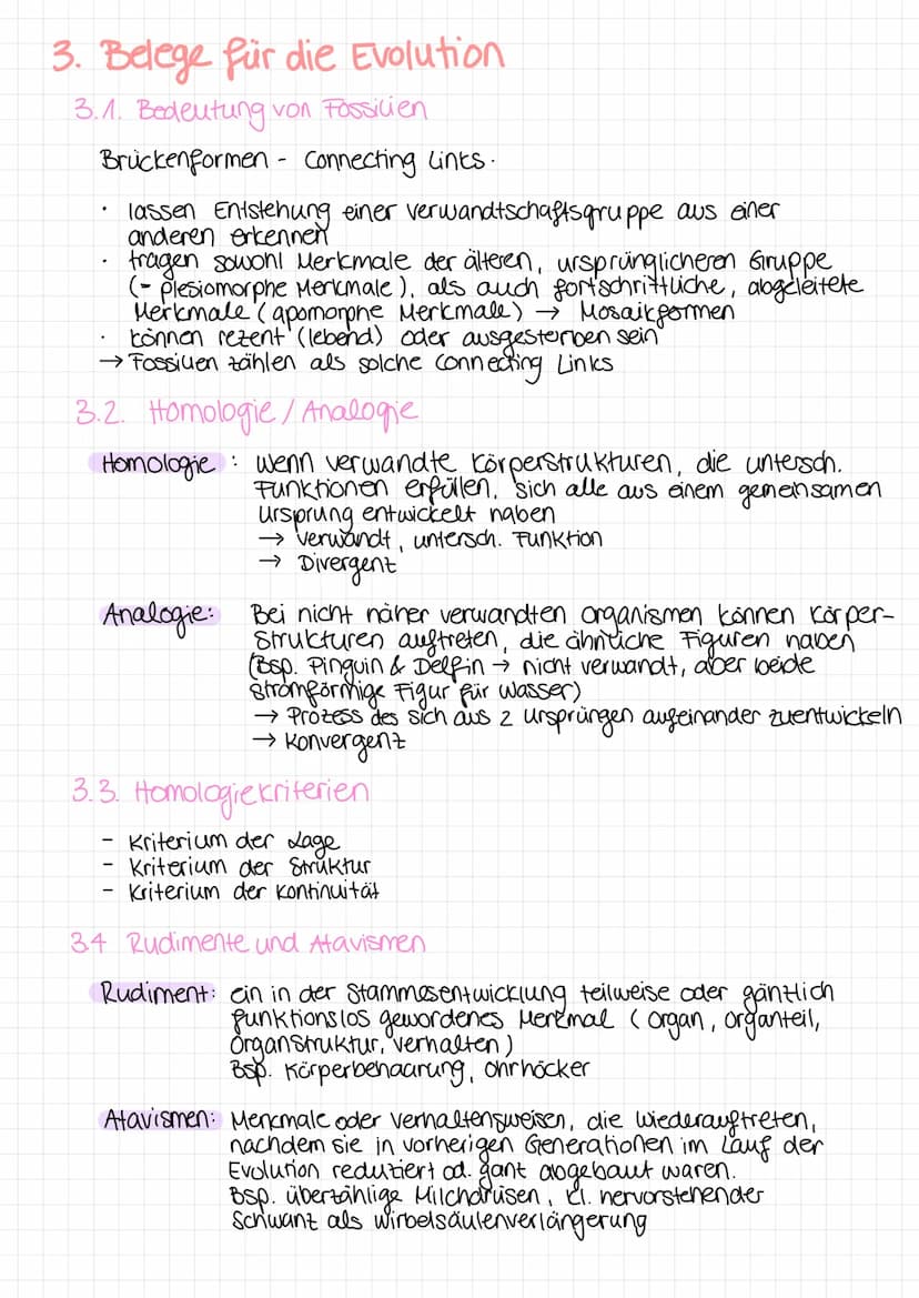 Bio Klausur
1. Biodiversital & Evolutionstheorien
1.1 Biodiversität
=
Vielfalt der Arten + Fähigkeit einer Art, Individuen mit unterschiedl.