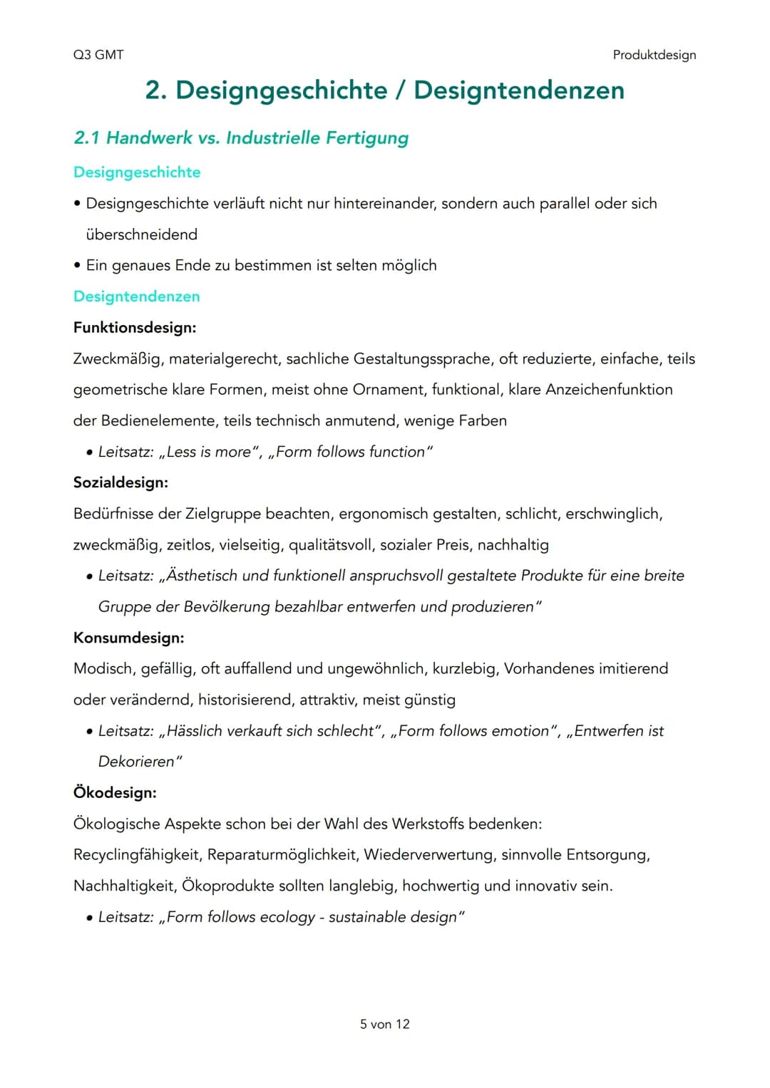 Q3 GMT
1. Designtheorie
Q3 - Produktdesign
1. Produktanalyse & Funktionsebenen
2. Design aus Konsumentensicht
3. Einfluss und Beitrag des Pr