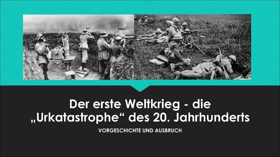 1. Weltkrieg Präsentation 