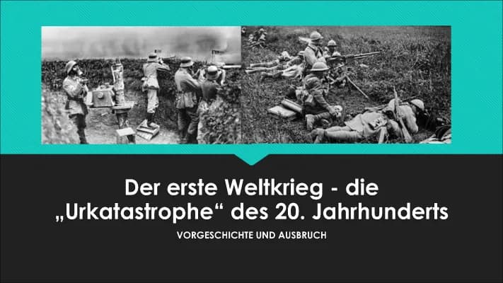 Know 1. Weltkrieg Präsentation  thumbnail