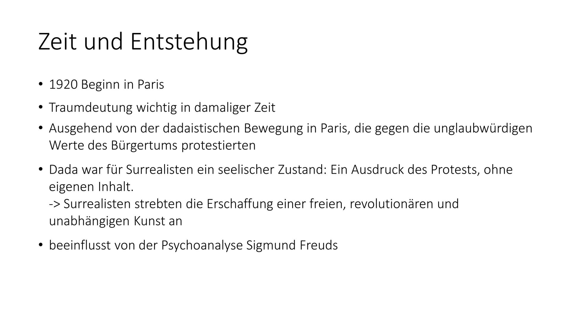 SURREALISMUS
Präsentation von
Salvador Dali: ,,Die Beständigkeit der Erinnerung" (1931)
Öl auf Leinwand; 24,1 x 33cm Gliederung
1. Definitio